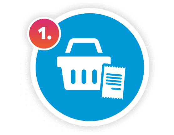 Super Dickmann’s Aktionspackung kaufen und den Kassenbon aufbewahren.